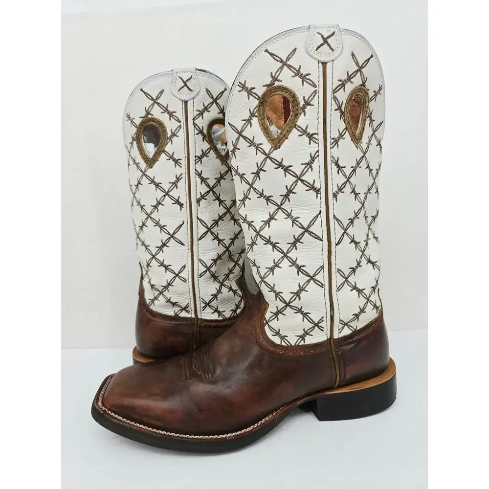Twisted X Men's Ruff Stock Western Leather Cowboy Boots 11